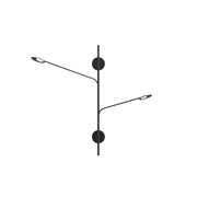 Rotaire Large LED Wall Sconce in Black